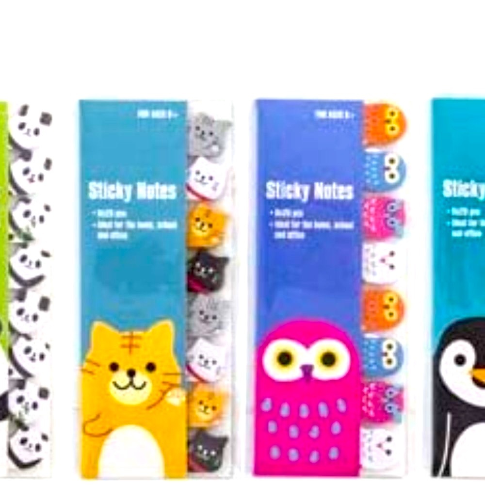 Animal Flag Sticky Notes